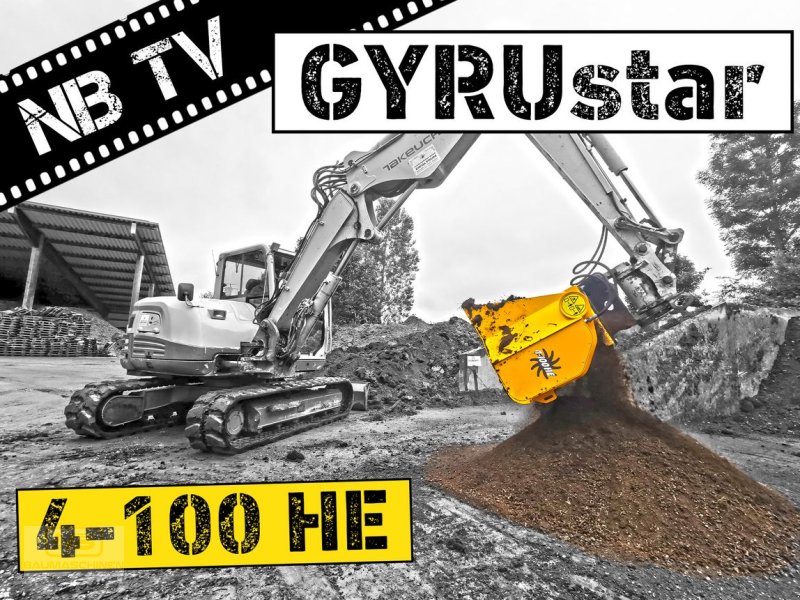 Greifer des Typs Gyru Star 4-100HE | Siebschaufel für Bagger ab 7 t, Neumaschine in Eggenfelden (Bild 1)